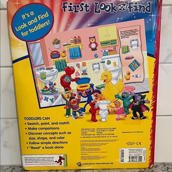 Sesame Street Elmo's Potty Book with Red and Yellow Characters - Picture 7 of 13